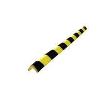 Penový ochranný varovný samolepiaci rohový profil SoftBumpers – 750×30 mm, žlto-čierna