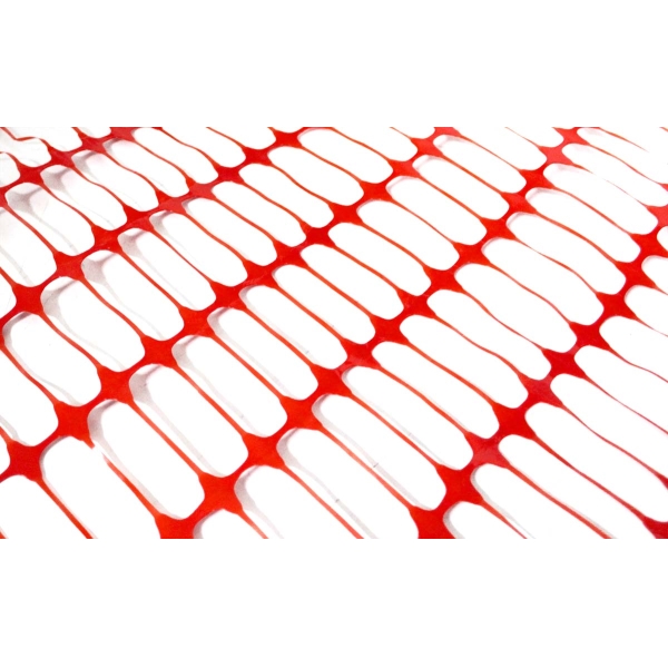 Plastová stavená sieť Baunet Forte M – oranžová, 1,2×50 m