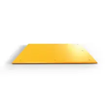Pláty pod náves Trailer Plate – žltá, 1990×990×15 mm, 13× predvrtaný otvor