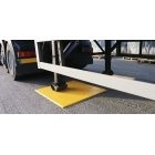 Pláty pod náves Trailer Plate – žltá, 990×990×15 mm, 8× predvrtaný otvor