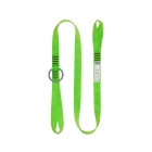 Plochý závesný popruh NLG Lanyard na reťazovú pílu s nosnosťou 10 kg – nylon, zelená, 1300×25 mm