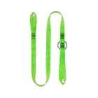 Plochý závesný popruh NLG Lanyard na reťazovú pílu s nosnosťou 10 kg – nylon, zelená, 1300×25 mm