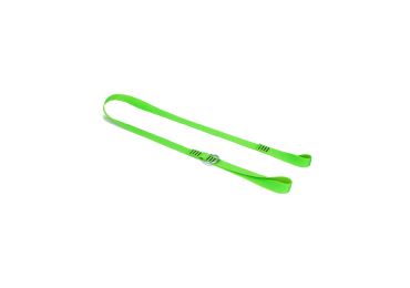 Plochý závesný popruh NLG Lanyard na reťazovú pílu s nosnosťou 10 kg – nylon, zelená, 1300×25 mm