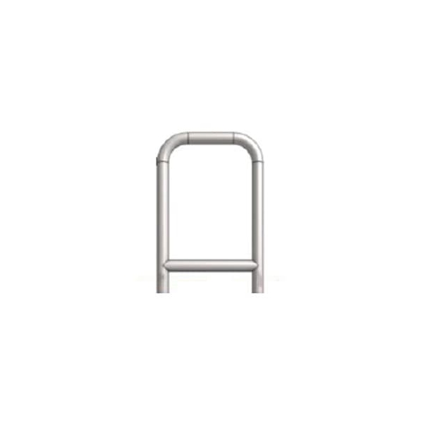 Plotový rohový dielec Minimesh pre cestné zvodidlo  Standard – kov, biela, 380×525×40 mm