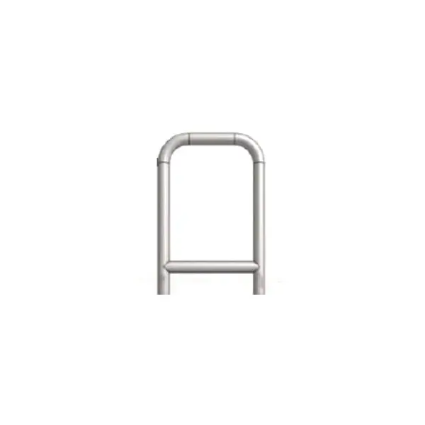 Plotový rohový dielec Minimesh pre cestné zvodidlo  Standard – kov, biela, 380×525×40 mm