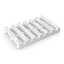 Pochozia rohož na ploché strechy Mats4Roof – PVC, 600×14 mm, rolka 10 m, biela