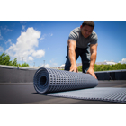 Pochozia rohož na ploché strechy Mats4Roof – PVC, 600×14 mm, rolka 10 m, sivá
