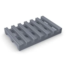 Pochozia rohož na ploché strechy Mats4Roof – PVC, 600×14 mm, rolka 10 m, sivá