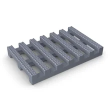 Pochozia rohož na ploché strechy Mats4Roof – PVC, 910×14 mm, rolka 10 m, sivá