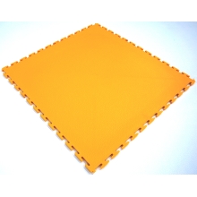 Podlahová dlaždica Ecotile PVC – hladký povrch, žltá, 500×500×7 mm