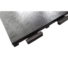 Podlahová dlaždica StandardRecycled z recyklovaného PVC – 445×445×15 mm, hladký povrch, antracit