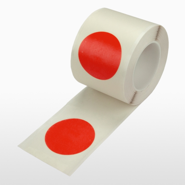Podlahové vyznačovacie body WT-5126 – PVC, červená, 50 mm × 25 m