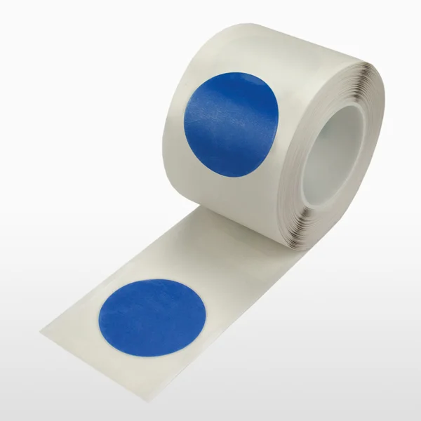 Podlahové vyznačovacie body WT-5126 – PVC, modrá, 75 mm × 25 m
