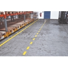 Podlahové vyznačovacie pruhy WT-5124 – PVC, biela, 75 mm × 10 m