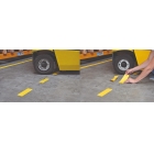Podlahové vyznačovacie pruhy WT-5124 – PVC, biela, 75 mm × 25 m