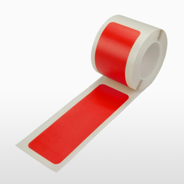 Podlahové vyznačovacie pruhy WT-5124 – PVC, červená, 75 mm × 25 m