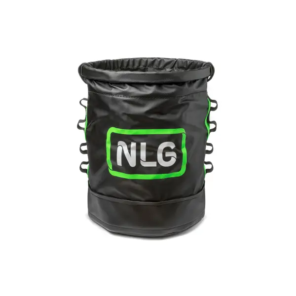 Pracovní vak NLG s nosnosťou 125 kg – PVC, zeleno-čierna, 400×320 mm