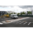 Predformované dopravné značenie "Priama čiara" – termoplast, biela, 5000×50 mm, balenie 8 ks