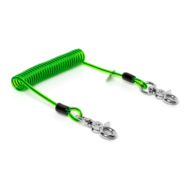 Predĺžený lankový NLG Lanyard s nosnosťou 3 kg – kov, zelená