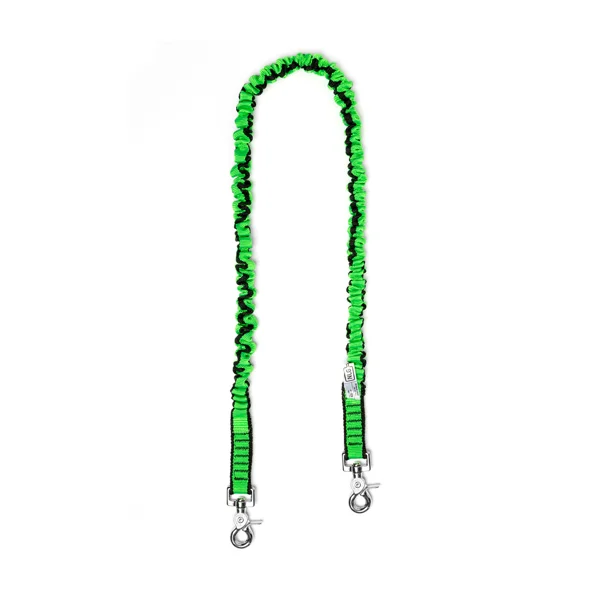 Predĺžený pružný NLG Lanyard na náradie – nylon, zeleno-čierna