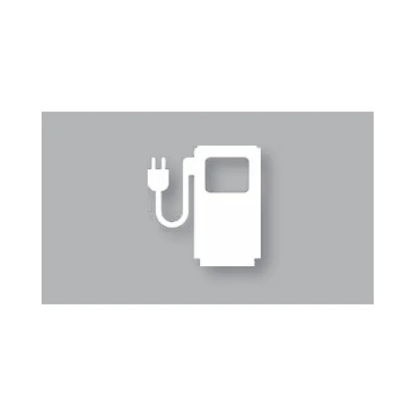 Predtvar. dopr. značenie pre elektromobily ''Nabíjacia stanica'' – termoplast, biela, 1500×1400mm