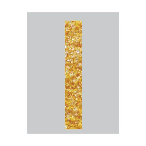 Predtvarovaná protišmyková čiara – termoplast, žltá, 1000×100mm, bal 30 ks