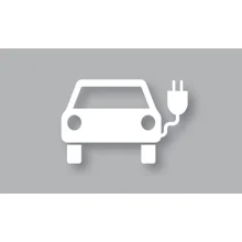 Predtvarované dopravné značenie pre elektromobily 