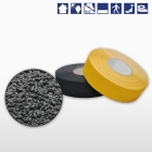 Protišmyková páska extra hrubá WT-5412 – minerálny granulát v syntetickej živici, čierna, 25 mm × 6 m
