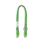 Pružný závesný popruh NLG Lanyard na reťazovú pílu s nosnosťou 10 kg – nylon, zeleno-čierna, 850×25 mm