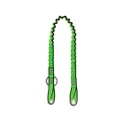 Pružný závesný popruh NLG Lanyard na reťazovú pílu s nosnosťou 10 kg – nylon, zeleno-čierna, 850×25 mm