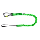 Pružný závesný popruh NLG Lanyard s jednou karabínou – nylon, zelená