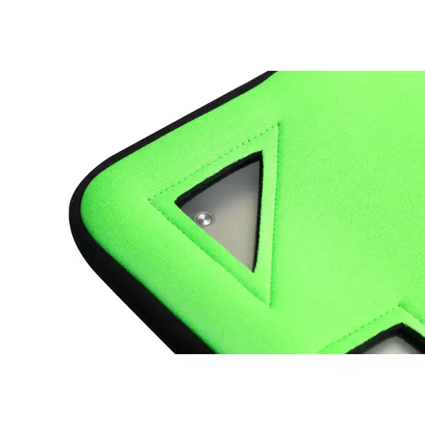 Puzdro NLG na tablet s nosnosťou 3 kg – plast, zeleno-čierna, 300×220 mm