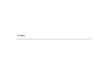 PVC krycie lišty pre samolepiace a magnetické držiaky – 15×500 mm, balenie 20 ks