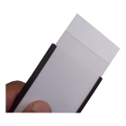 PVC krycie lišty pre samolepiace a magnetické držiaky – 20×80 mm, balenie 100 ks