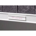 PVC krycie lišty pre samolepiace a magnetické držiaky – 20×80 mm, balenie 100 ks