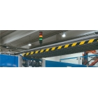 Reflexné výstražné značenie WT-5219 – 50 mm × 25 m, žlto-čierna, smer doľava