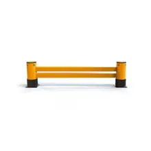 Regálová koncová zábrana A-SAFE, eFlex Double RackEnd Barrier s dvojitým opláštením – 0,6 m