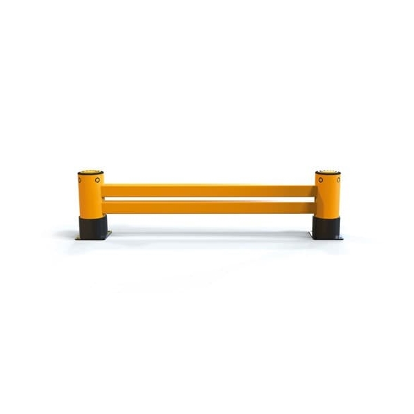 Regálová koncová zábrana A-SAFE, eFlex Double RackEnd Barrier s dvojitým opláštením – 0,6 m