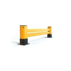 Regálová koncová zábrana A-SAFE, eFlex Double RackEnd Barrier s dvojitým opláštením – 0,6 m