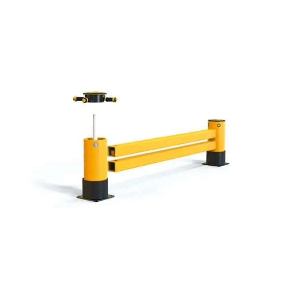 Regálová koncová zábrana A-SAFE, eFlex Double RackEnd Barrier s dvojitým opláštením – 0,7 m