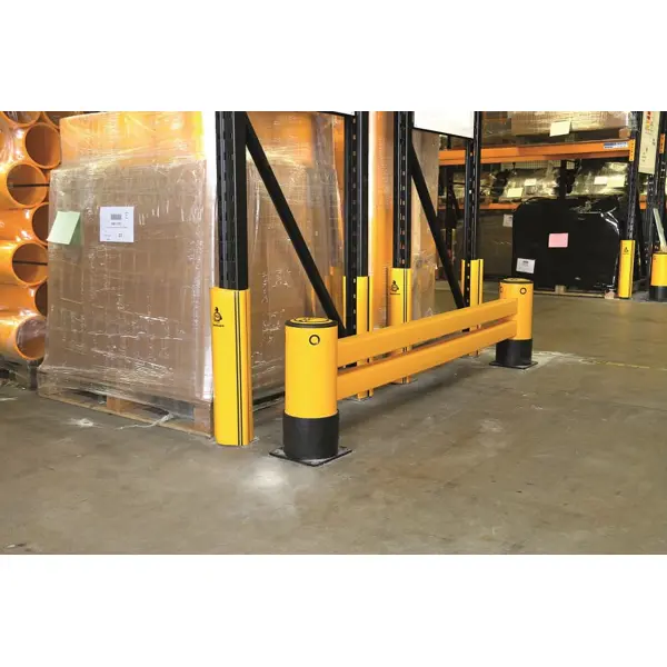Regálová koncová zábrana A-SAFE, eFlex Double RackEnd Barrier s dvojitým opláštením – 0,7 m