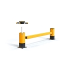 Regálová koncová zábrana A-SAFE, eFlex Single RackEnd Barrier s dvojitým opláštením – 0,8 m