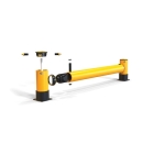 Regálová koncová zábrana A-SAFE, iFlex Single RackEnd Barrier s dvojitým opláštením – 0,8 m