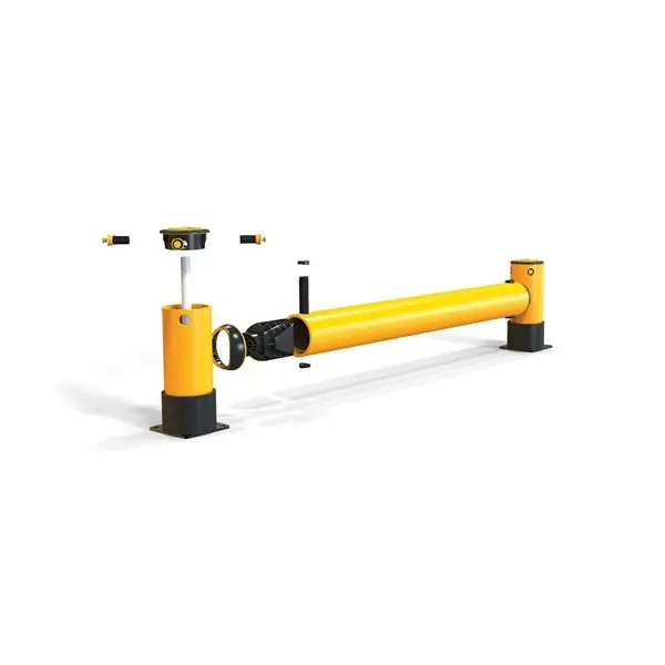 Regálová koncová zábrana A-SAFE, iFlex Single RackEnd Barrier s dvojitým opláštením – 0,8 m