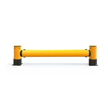 Regálová koncová zábrana A-SAFE, iFlex Single RackEnd Barrier s dvojitým opláštením – 1,4 m