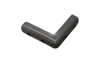 Rohový nárazník Trolley – PVC, sivá, 100×100×21 mm