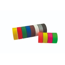Samolepiaca matná textílna páska WT-5562 – textil potiahnutý PE, biela, 25 mm × 50 m