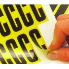 Samolepiace písmená – znak 