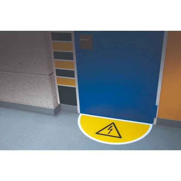 Samolepiace plošné protišmykové značenie (štvrťkruh), 