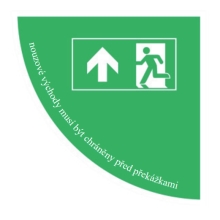 Samolepiace plošné protišmykové značenie (štvrťkruh), 